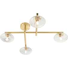 Exford Brushed Brass Bathroom Ceiling Light